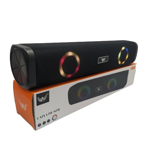 Caixa de Som Bluetooth Soundbar LED Altomex AL-8912 | Amazon.com.br